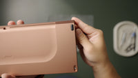 A silicone foot installed on the back of the case.