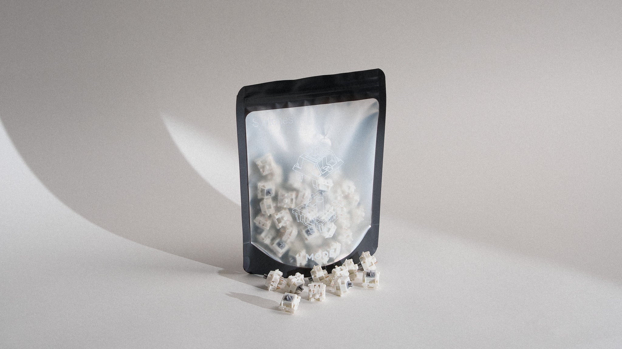 Mode Designs Anthracite Silent Tactile Switches