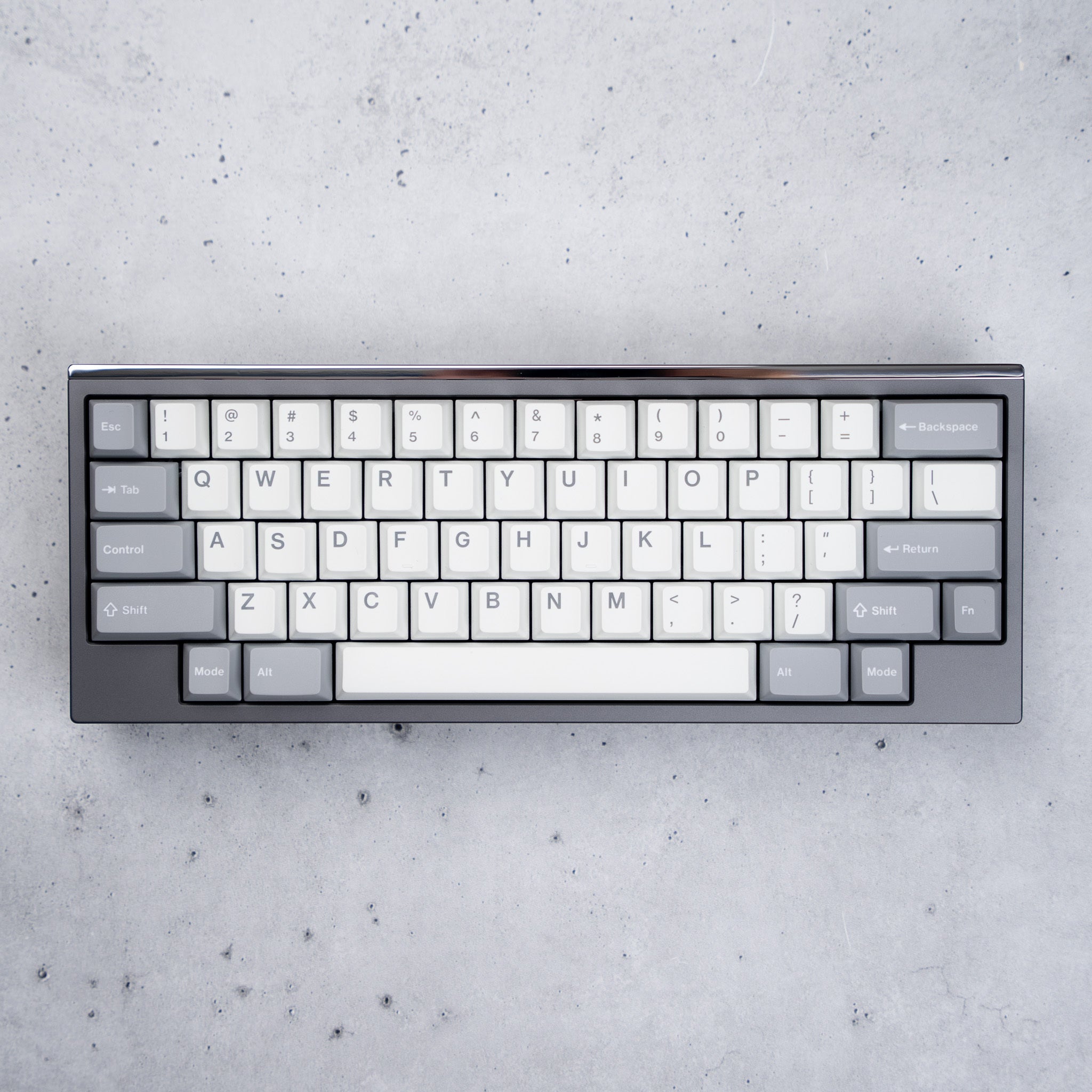 Flat Keycaps Design Anthracite Keycaps – Mode Designs