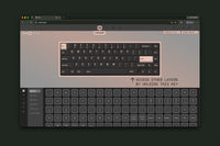 Hold the MO(1) key to reach other layers in VIA's Configure tab.