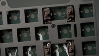 If you are using the optional standoffs, secure the plate to the standoffs with the standoff flat head fasteners.
